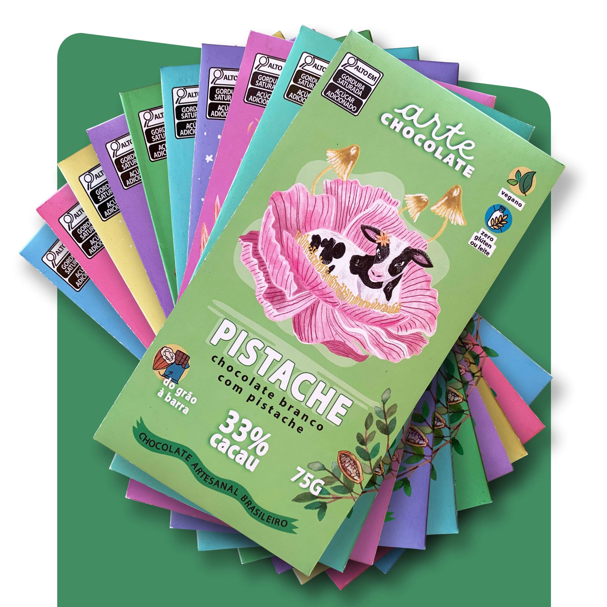 Coleção Especial com 10 Barras de Chocolate 750g