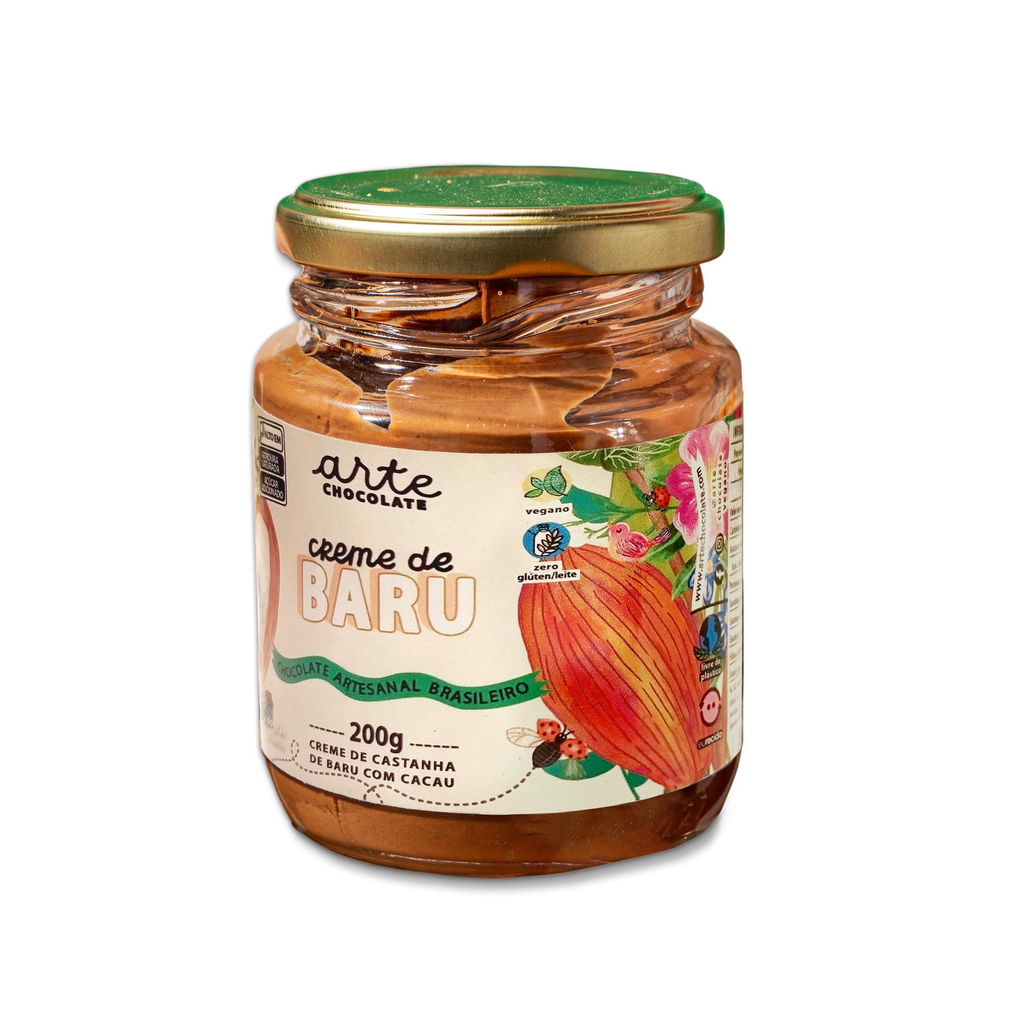 Creme de Castanha de Baru com Cacau 200g
