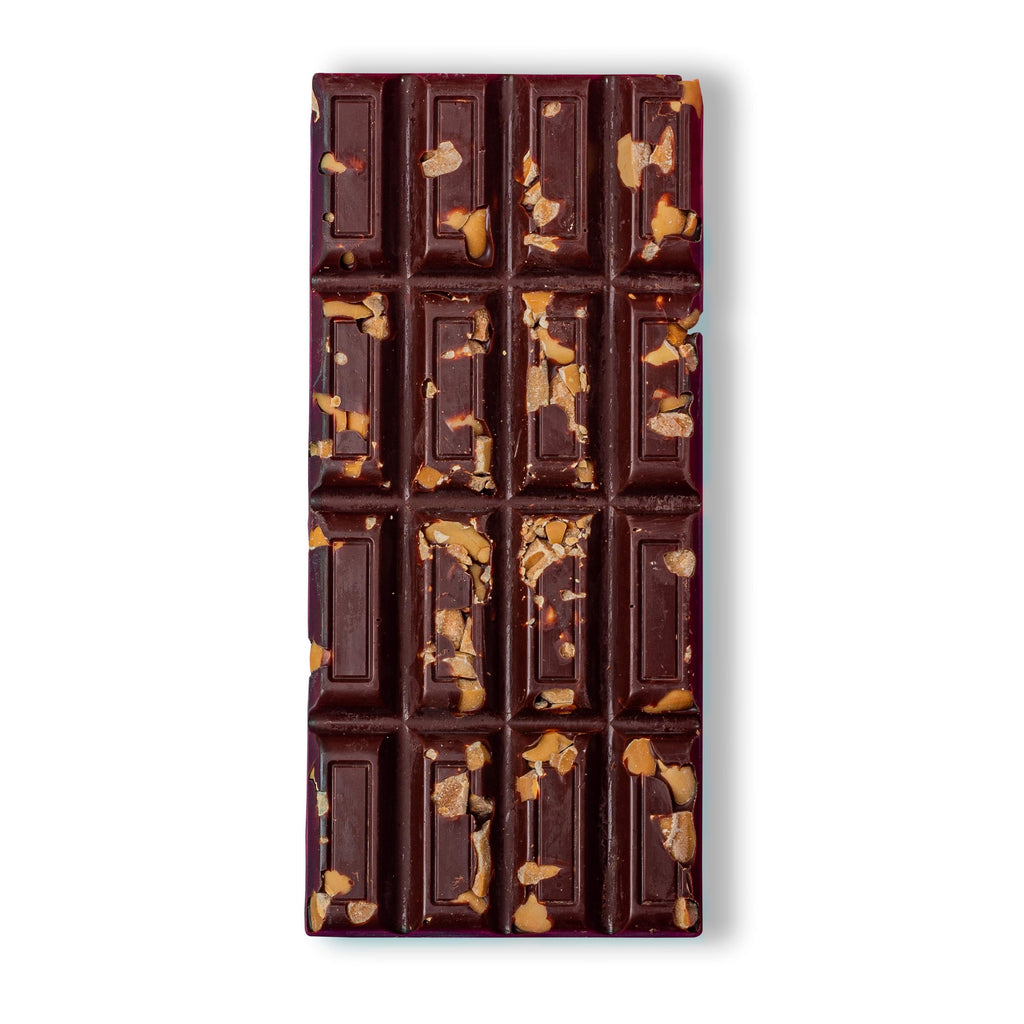 Chocolate 70% Cacau com Baru & Flor De Sal Coleção com 10 Barras 750g