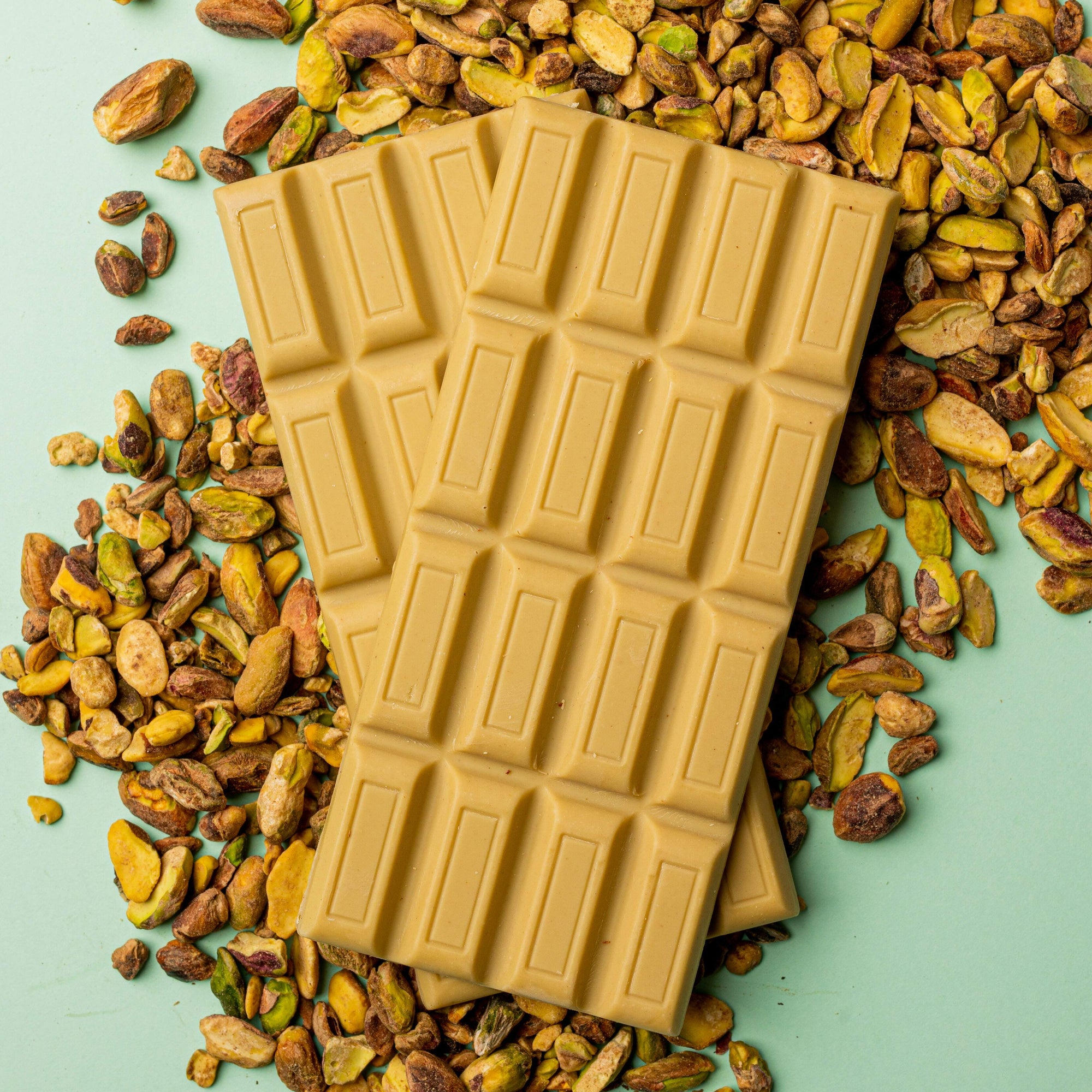 Barra de Chocolate Branco com Pistache 75g