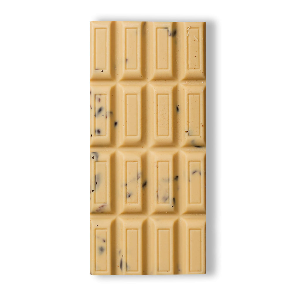 Barra de Chocolate Branco com Nibs de Cacau 75g