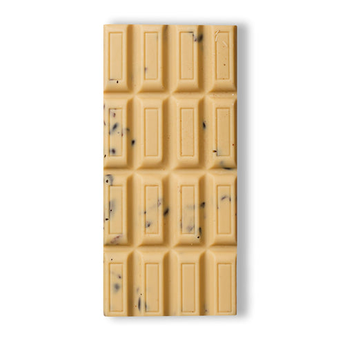 Barra de Chocolate Branco com Nibs de Cacau 75g