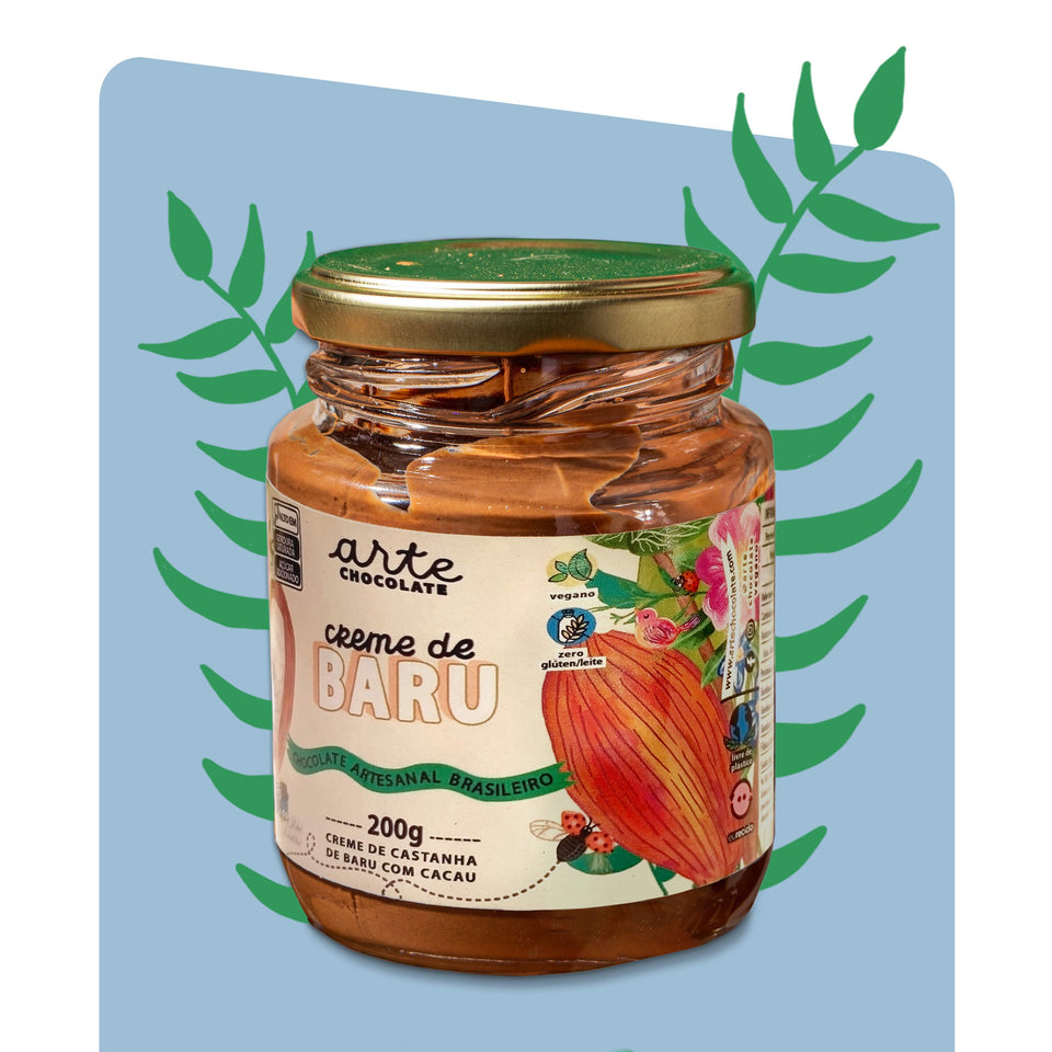 Creme de Castanha de Baru com Cacau 200g