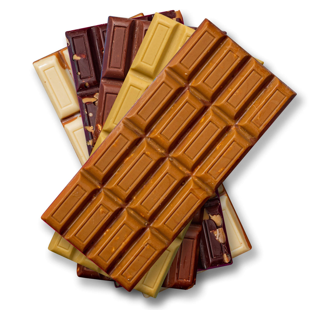 Coleção Desgustação com 5 Barras de Chocolate 375g