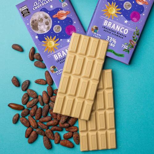 Chocolate Branco Coleção com 10 Barras 750g