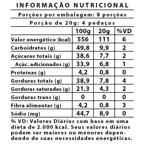 Creme de Castanha de Baru com Cacau 200g