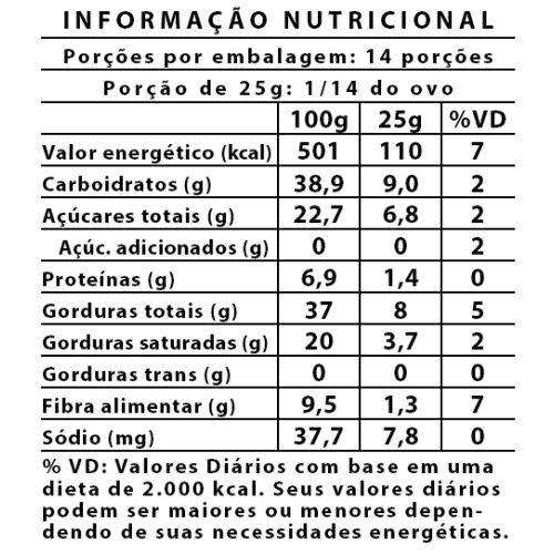 Ovo De Páscoa Recheado Paixão Tropical Adoçado com Tâmara 350g